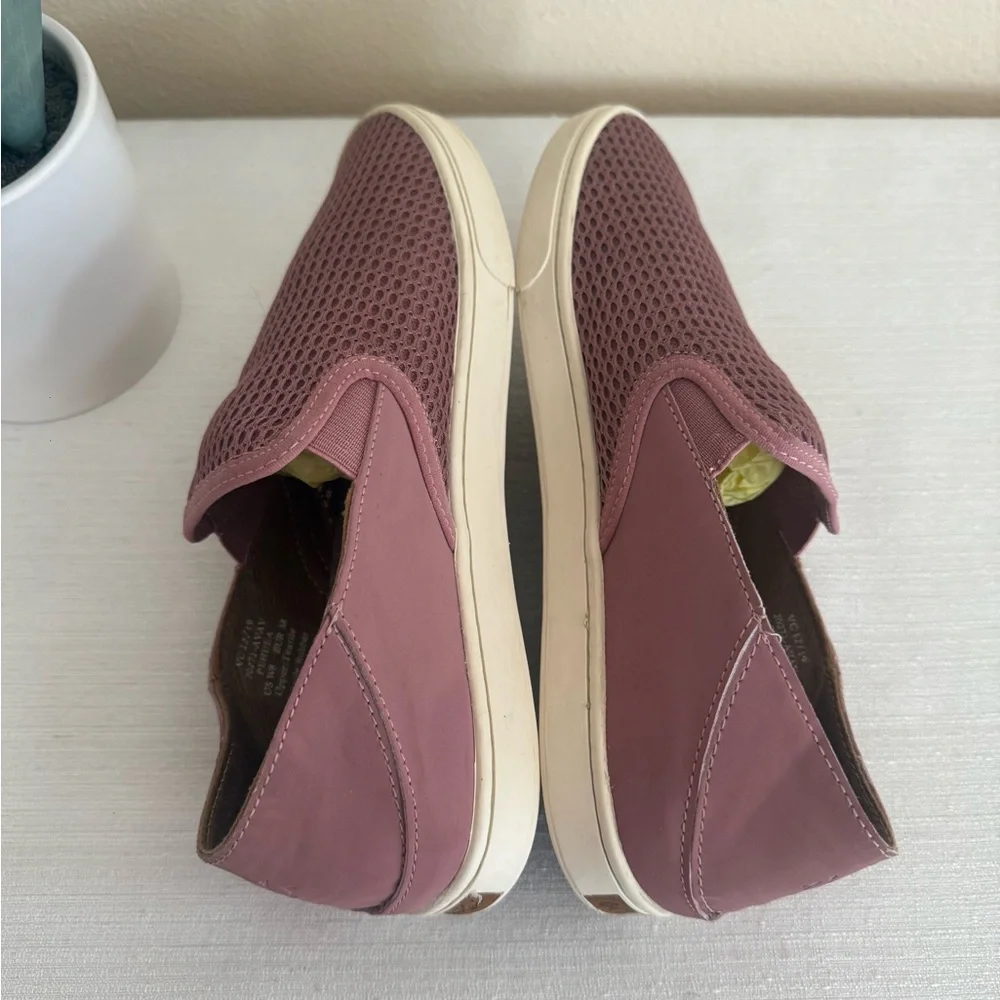 Olukai Pehuea Mauve Slip-On Mesh 2-Way Casual Sneakers - Picture 9 of 12